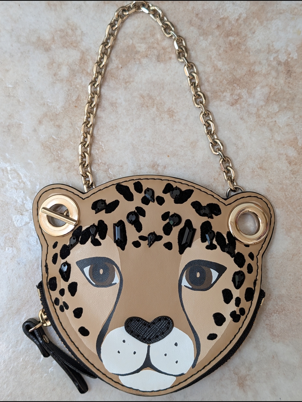 Kate Spade Run Wild Leopard Coin Purse